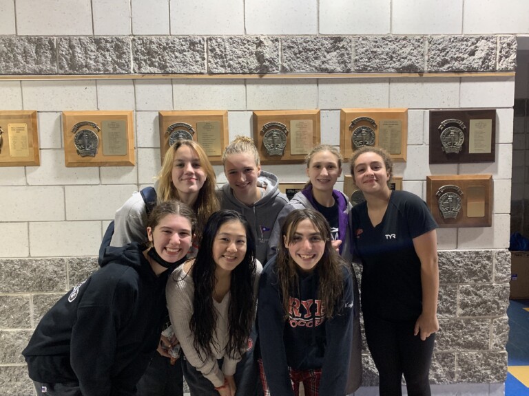 (PHOTO: Rye Girls Varsity Swimming & Diving finished 19th overall in the sectionals on Thursday, November 4, 2021.)