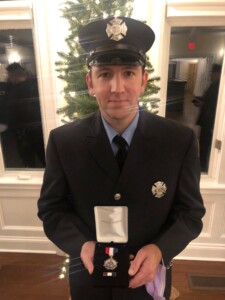 Rye Fire Fighter John Cotter - Life Saving Awards 12/14/2021