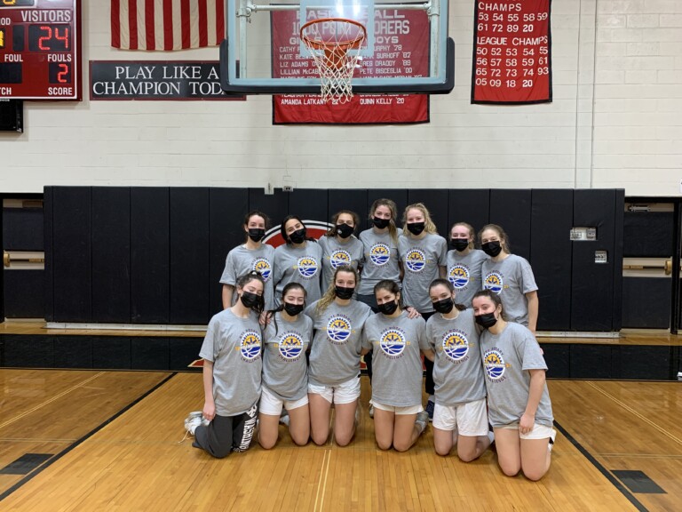 (PHOTO: The Rye Girls Varsity Basketball team 2021-22.)