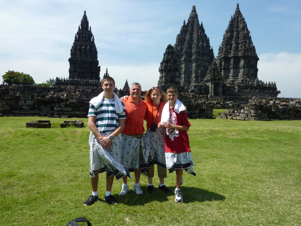 (PHOTO: Visiting Prambanan, an 8th-century Hindu temple in Indonesia, circa 2011.)