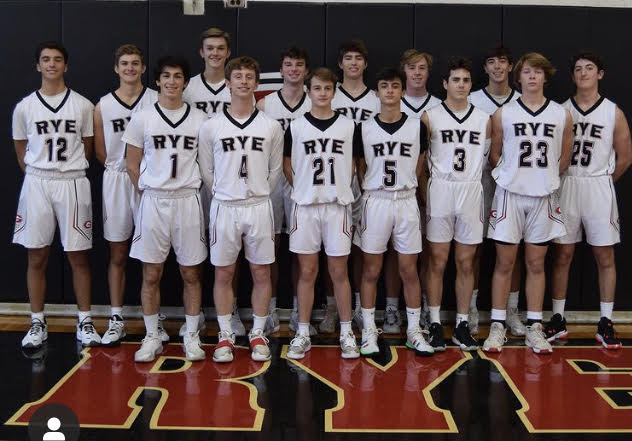 Rye Boys Varsity Basketball Team Photo 2021-22