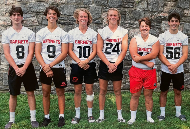 (PHOTO: The Rye Boys Varsity Football Captains & MVPs for 2021.)