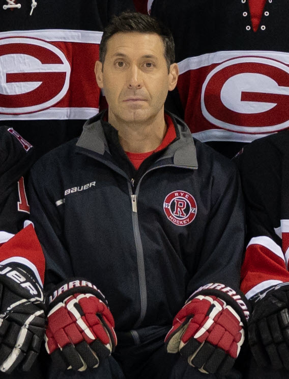 Rye Boys Varsity Hockey Team - Peter Thomas Coach