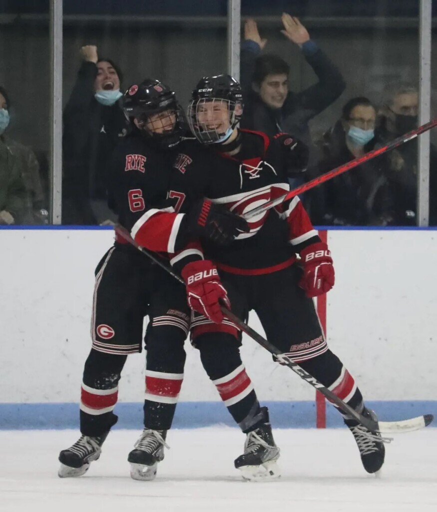 Rye Boys Varsity Hockey vs. Mamaroneck 2021-12-03