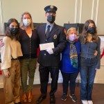 The Rye FD promoted four firefighters to the position of Lieutenant - Andrew Northshield, John Rodrigues, Clyde Pitts 3rd and John Cotter. The ceremony was held at Rye City Hall on January 4, 2022.