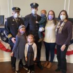 The Rye FD promoted four firefighters to the position of Lieutenant - Andrew Northshield, John Rodrigues, Clyde Pitts 3rd and John Cotter. The ceremony was held at Rye City Hall on January 4, 2022.