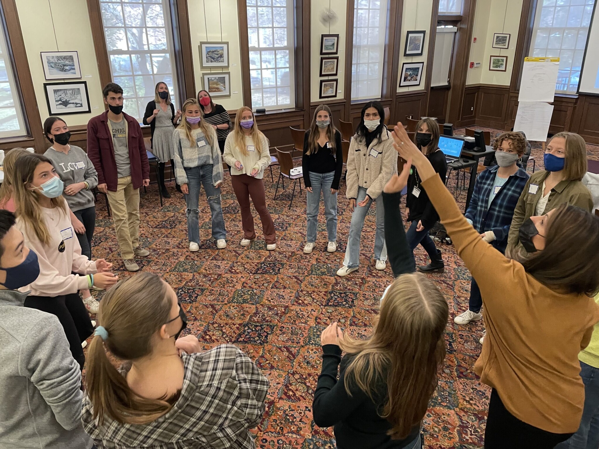 (PHOTO: A Rye Youth Council peer-to-peer conference.)