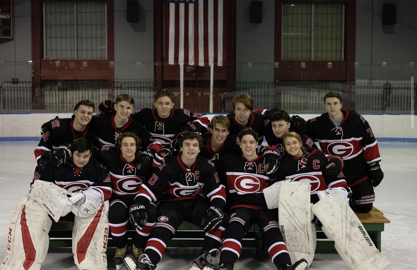 (PHOTO: The Rye Boys Varsity Hockey MVPs: the Seniors.)