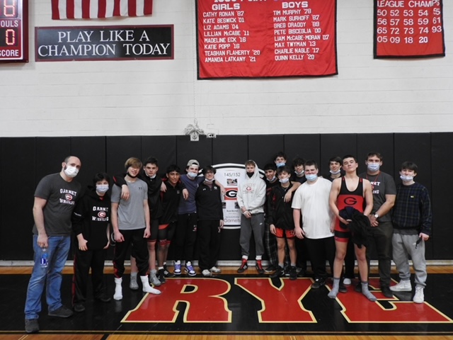 (PHOTO: The Rye Boys Varsity Wrestling team 2021-22.)