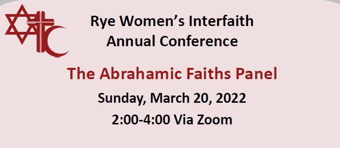 Rye Women's Interfaith Committee Annual Conference 2022