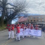 (PHOTO: Warming up at the Rye train station before the start of the annual Rye Little League parade, 2022.)