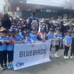 (PHOTO: Warming up at the Rye train station before the start of the annual Rye Little League parade, 2022.)