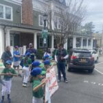 (PHOTO: Warming up at the Rye train station before the start of the annual Rye Little League parade, 2022.)