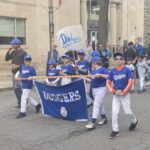 (PHOTO: The Dodgers at the annual Rye Little League parade, 2022.)