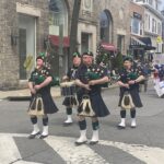 (PHOTO: Bag pipers at the annual Rye Little League parade, 2022.)