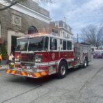 (PHOTO: Rye FD Engine 191 at the annual Rye Little League parade, 2022.)