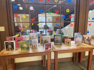 (PHOTO: Rye Free Reading Room Women's History Month display in the Children's Library.)