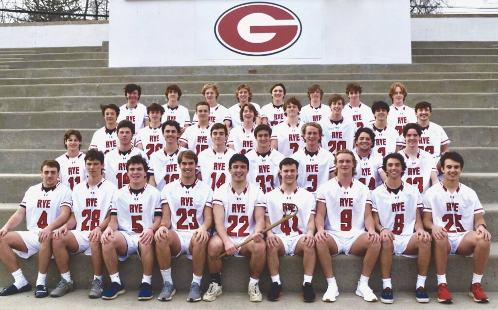 Rye Varsity Boys Lacrosse Team 2022