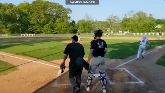 Rye Boys Varsity Baseball v Eastchester 2022-05-21 Margiloff 2B in 6th that led to winning run