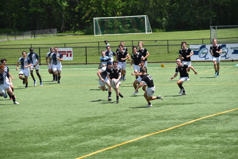 (PHOTO: Rye Boys Rugby vs. Canisius High School in the state semifinals.)