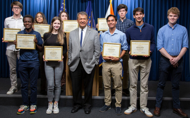 (PHOTO: The 2022 Westchester County Government’s Summer Volunteer Fellows included three students from Rye High School.)