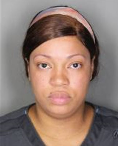 (PHOTO: Lashanay Bellamy, 36, of Stamford, Connecticut was arrested by Rye PD in a road rage incident on June 7, 2022.)