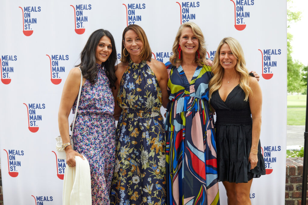 (PHOTO: Rye community and MOMS Auxiliary Board members: Tara Castellano, Jennifer Molloy, and Lisa King; along with Nicole Gibbs, MOMS Board of Director, and fellow Rye resident.)