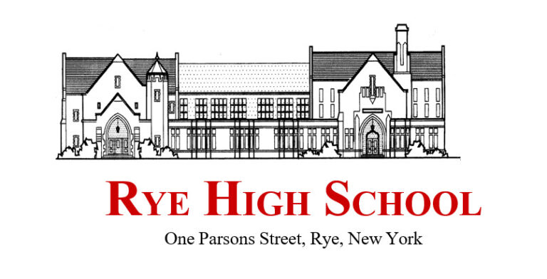 Rye High School logo - building 2022