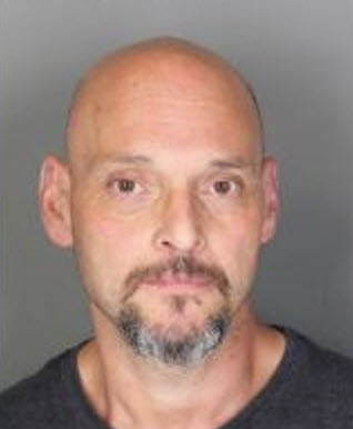 (PHOTO: Rye PD arrested Patrick Smith, age 54 from the Bronx, for possession of a stolen license plate.)