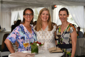 (PHOTO: Rye City School District Board Member Jane Anderson, Rye City School District Public Information Officer Sarah Derman, and Rye City School District Board President Jennifer Boyle. Credit: Jo Bryan.)