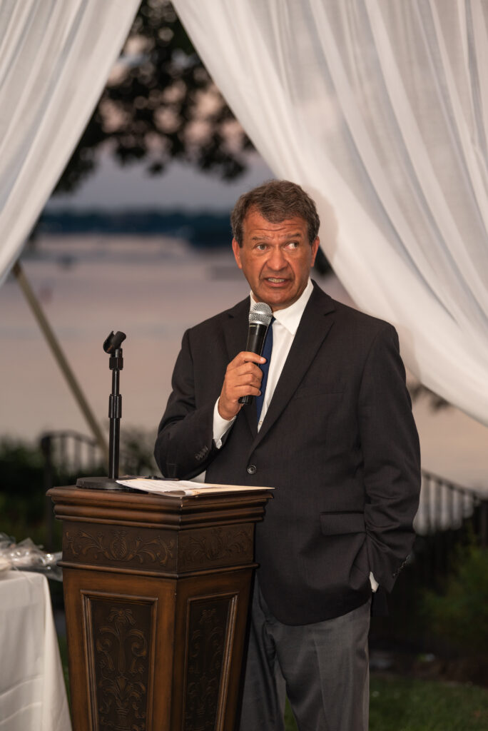 (PHOTO: Wainwright summer gala honoree George Latimer, Westchester County Executive. Credit: Jo Bryan.)