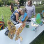 (PHOTO: The second annual Rye’sAbove butterfly sculptures are pollinating the Village Green through September 29th.)