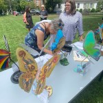 (PHOTO: The second annual Rye’sAbove butterfly sculptures are pollinating the Village Green through September 29th.)