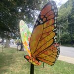 (PHOTO: The second annual Rye’sAbove butterfly sculptures are pollinating the Village Green through September 29th.)