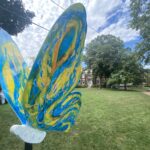 (PHOTO: The second annual Rye’sAbove butterfly sculptures are pollinating the Village Green through September 29th.)