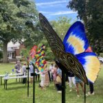 (PHOTO: The second annual Rye’sAbove butterfly sculptures are pollinating the Village Green through September 29th.)