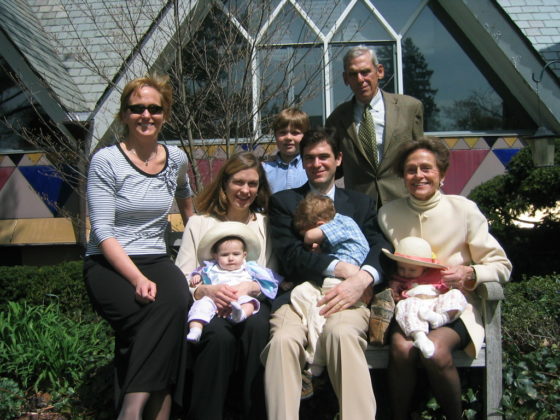 (PHOTO: Rye Lifer Michael Collins and family after moving back to Rye in 2006.)