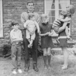 (PHOTO: Rye Lifer Michael Collins with his family on Highland Road 1969.)