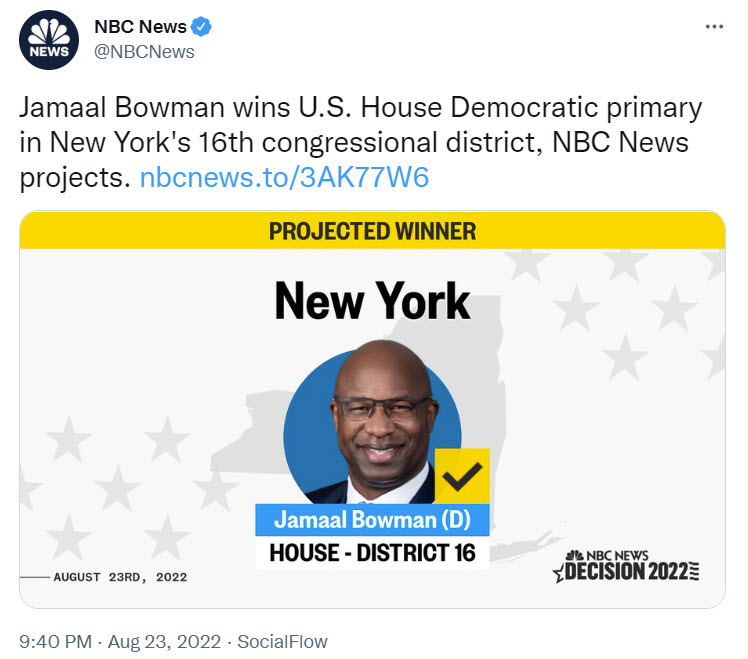 NY-16 Bowman win NBC News