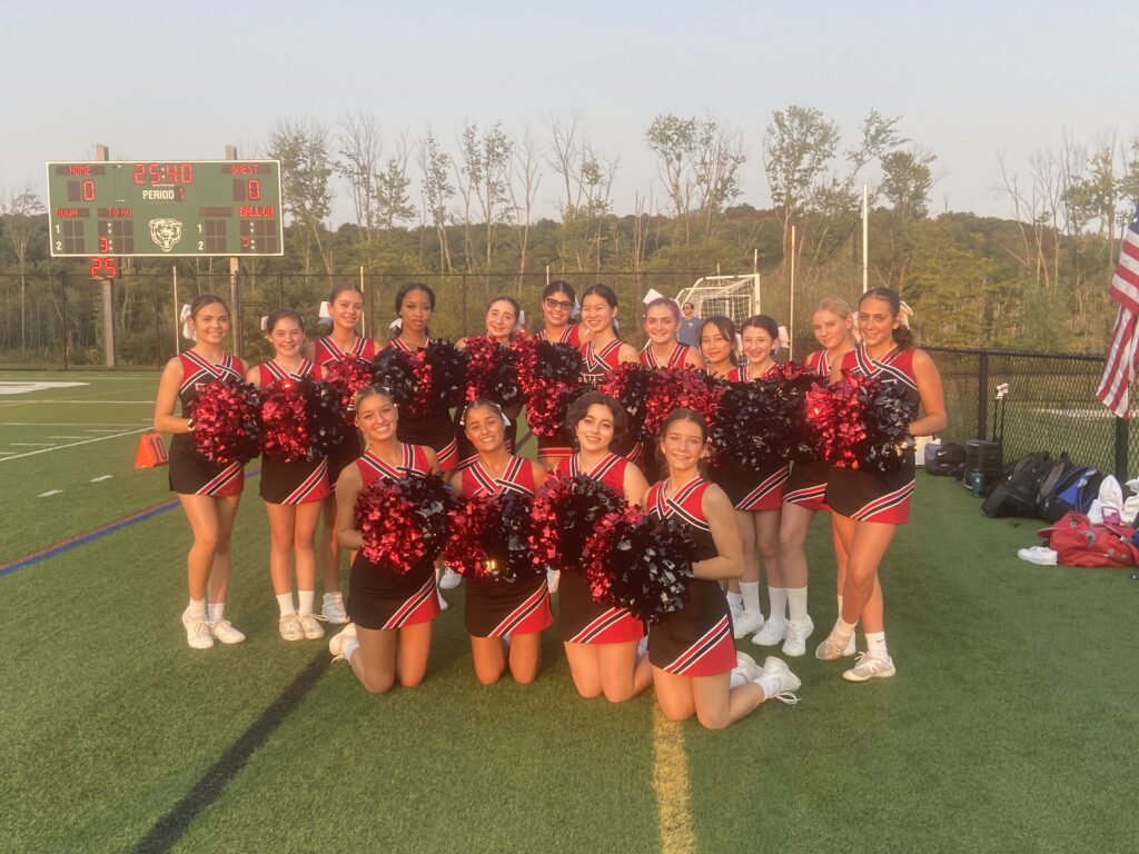 (PHOTO: The Rye Girls Varsity Cheerleading team of 2022-23.)