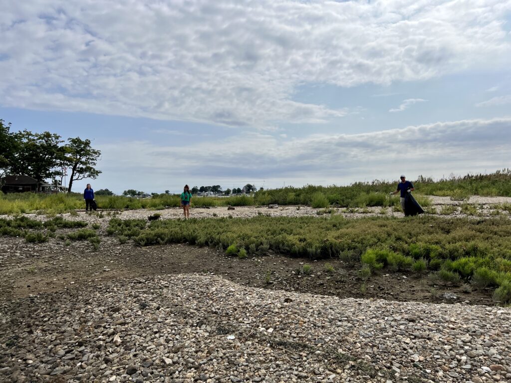 (PHOTO: Hen Island beach cleanup day on Saturday, September 17, 2022.)