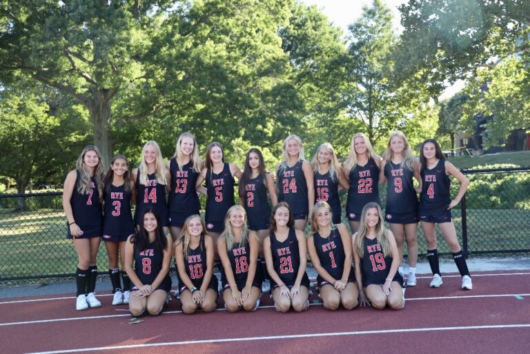 (PHOTO: The 2022 Rye Girls Varsity Field Hockey 2022 team.)