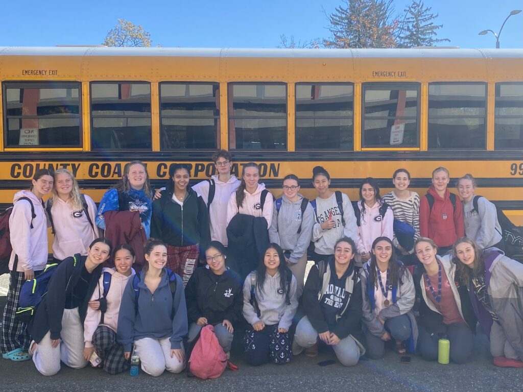 (PHOTO: Rye-Rye Neck-Blind Brook swimmers after the League 1 Championship.)