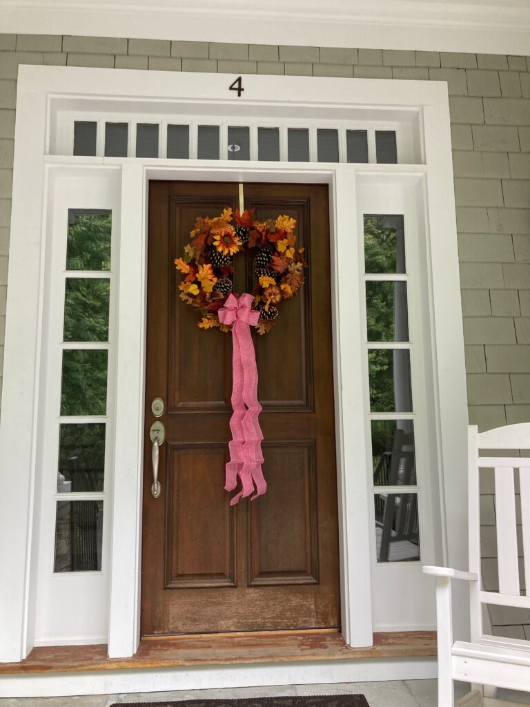 (PHOTO: TieTheTownPink ribbons are popping up all over Rye, courtesy of the SOUL RYEDERS.)