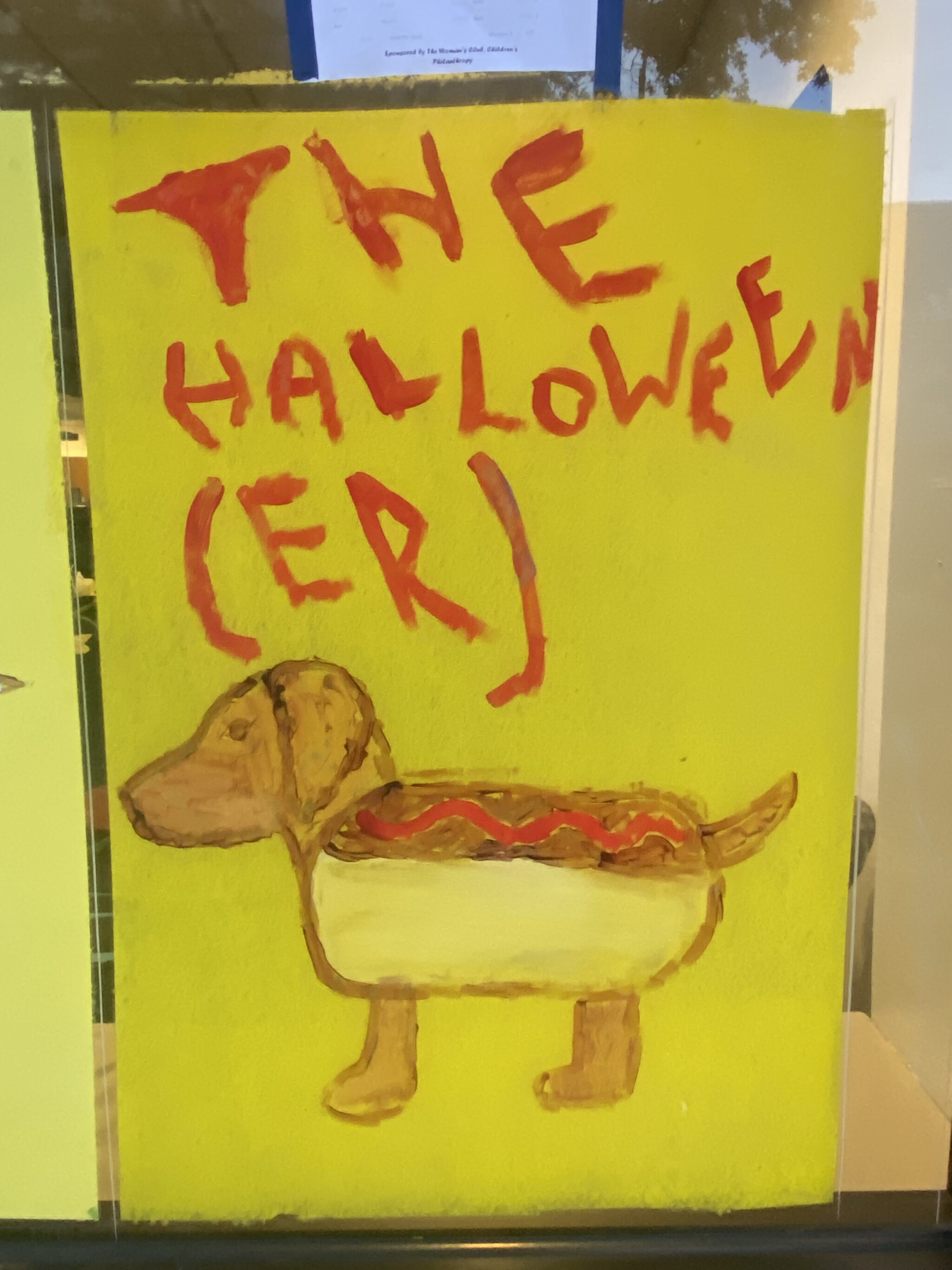 (PHOTO: Artwork from the The 69th Annual Halloween Window Painting on Purchase Street, 2022.)