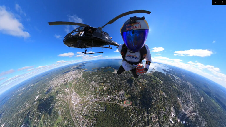 (PHOTO: Jeff Provenzano, RHS' 94 has left the helicopter. Notice the game ball he is carrying in his left hand.)