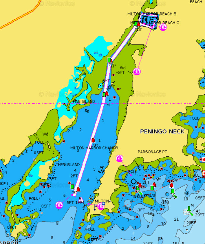 (PHOTO: Dredging of the Milton Harbor channel will being next week.)