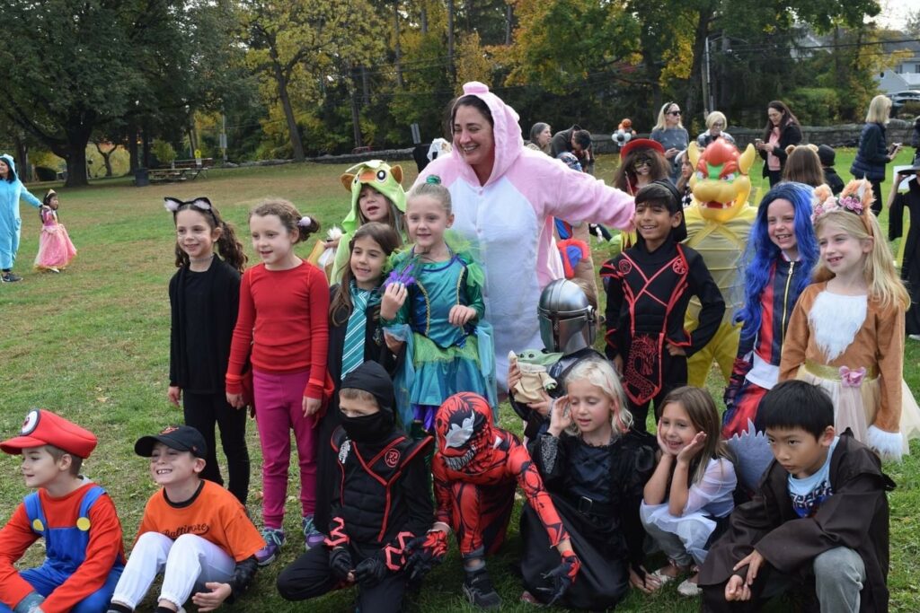 (PHOTO: Superheroes, dinosaurs, cowboys, princesses, bananas, cows & more at the Osborn Elementary Halloween 2022.)