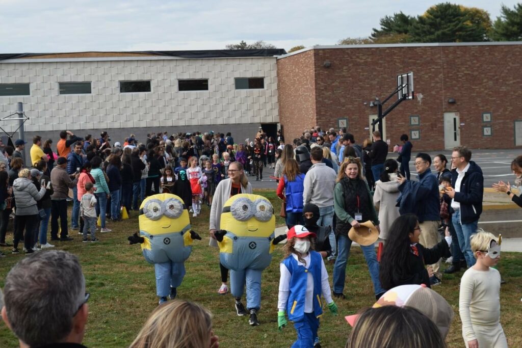 (PHOTO: Superheroes, dinosaurs, cowboys, princesses, bananas, cows & more at the Osborn Elementary Halloween 2022.)