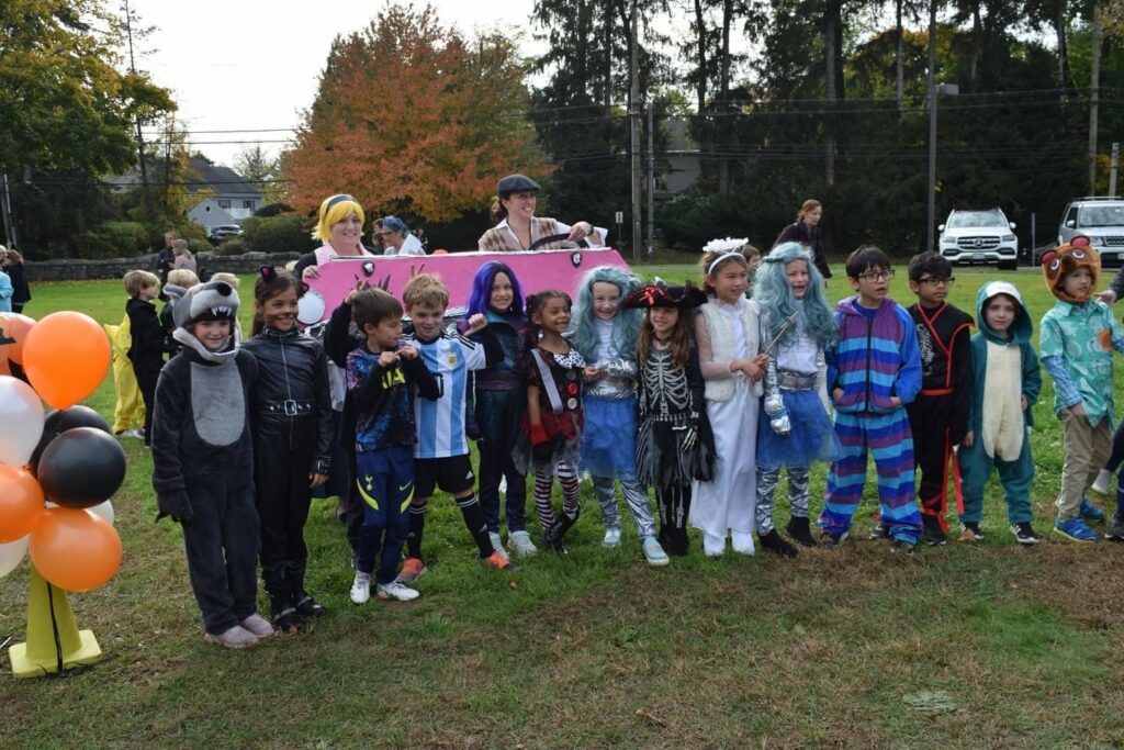 (PHOTO: Superheroes, dinosaurs, cowboys, princesses, bananas, cows & more at the Osborn Elementary Halloween 2022.)